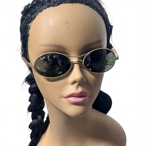 Vintage Ray-Ban Orbs Oval W2178 B&L USA Made Sunglasses Gold G-15 Case Paperwork - Picture 2 of 16